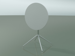 Round table 5709, 5726 (H 74 - Ø59 cm, folded, White, LU1)