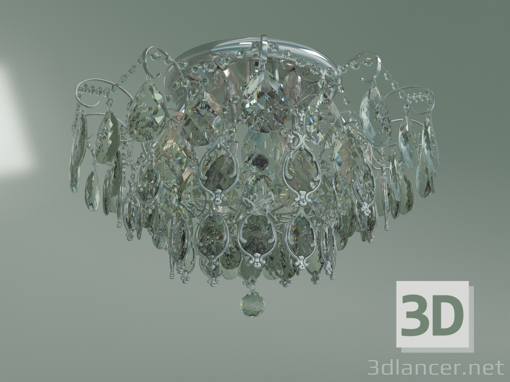 Modelo 3d Candelabro de teto 10081-6 (Strotskis de cristal cromado) - preview