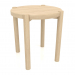 modèle 3D Tabouret (extrémité droite) (D=400x433, bois blanc) - preview