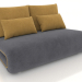 Modelo 3d Sofá cama Justin-2 (cinza-amarelo) - preview