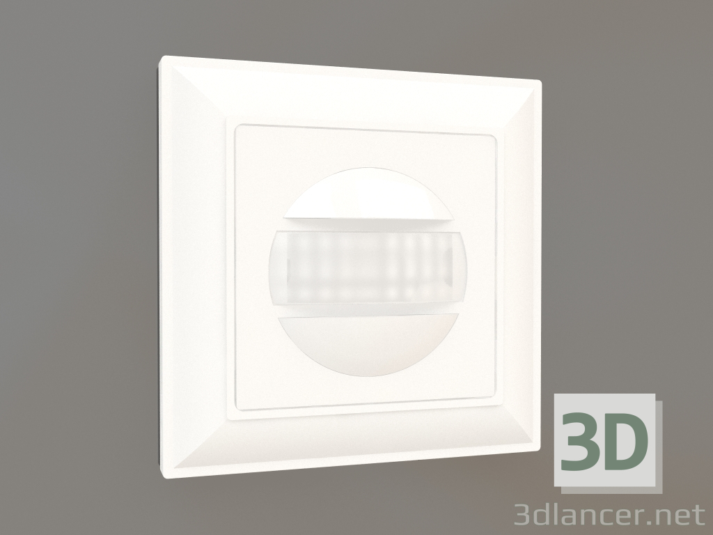 Modelo 3d Sensor de movimento (brilho branco) - preview