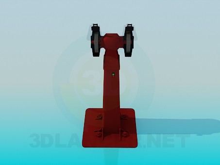 Modelo 3d Moedor - preview