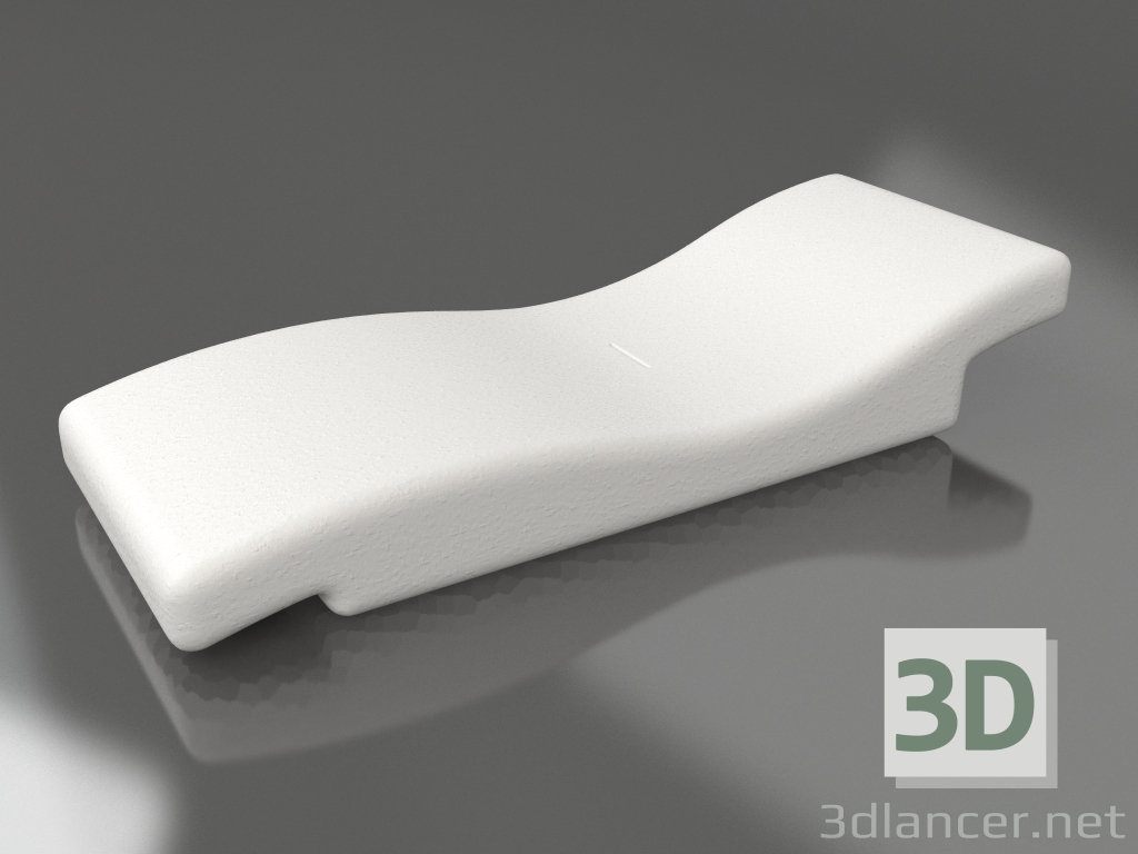 3d model Tumbona (Gris) - vista previa