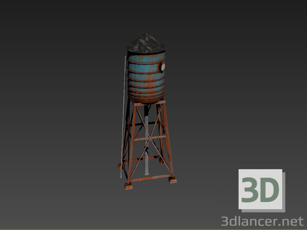 3D Water_Tower modeli satın - render