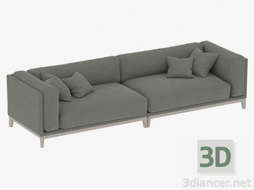 3d model Modular sofa CASE 3080mm (art 923-924) - preview