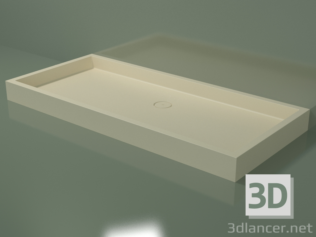 Modelo 3d Base de duche Alto (30UA0135, Bone C39, 200x90 cm) - preview