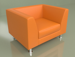 Fauteuil Evolution (Cuir Orange)