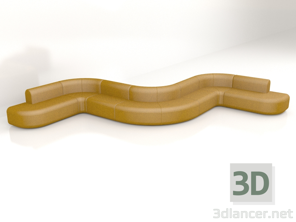 3d модель Диван Artiko Single Sofa AT19 (4740x4740) – превью