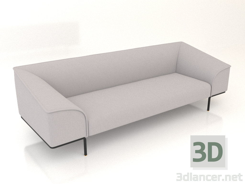 3D Modell 3-Sitzer-Sofa - Vorschau