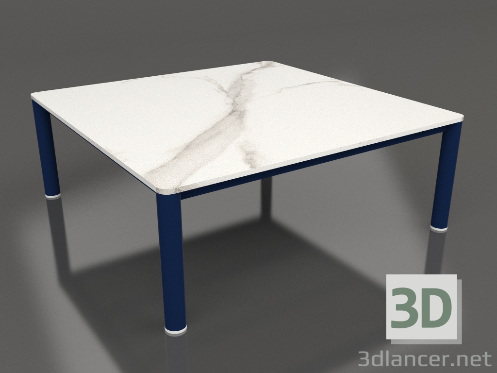 Modelo 3d Mesa de centro 94×94 (azul noite, DEKTON Aura) - preview