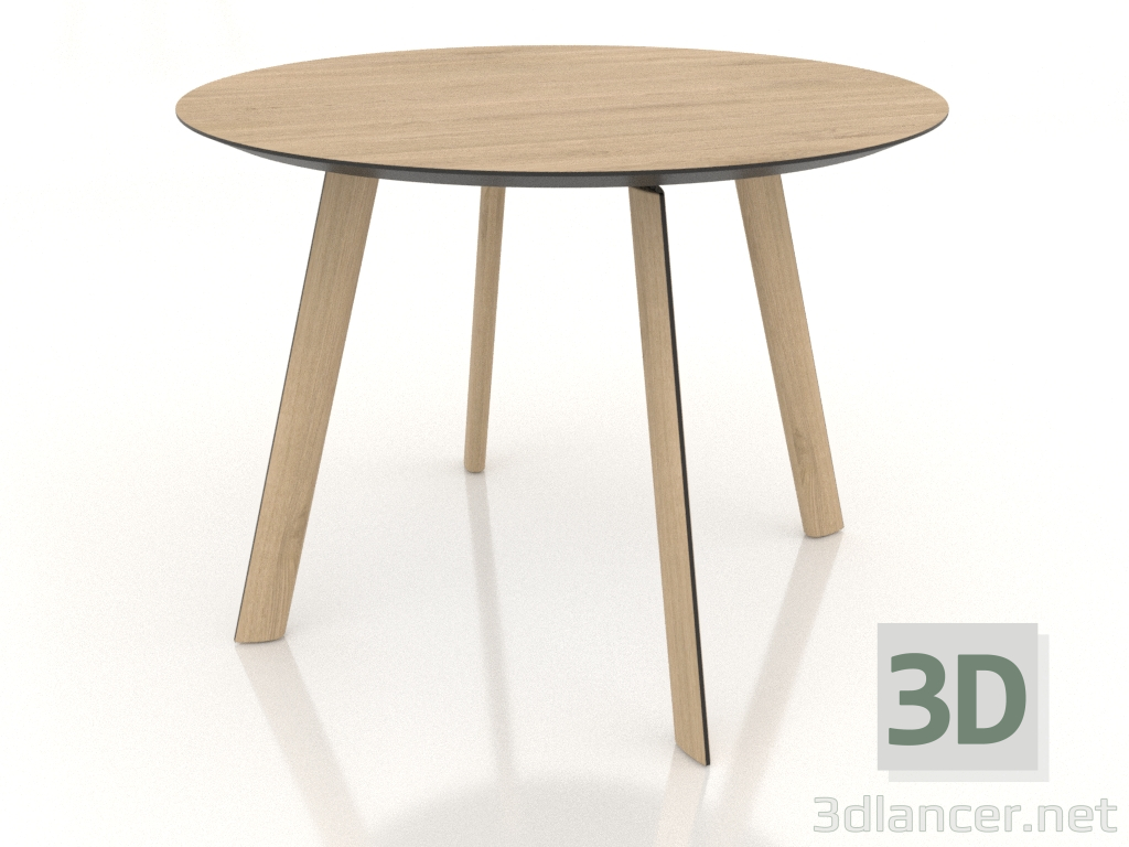 3D modeli Yemek masası BRASKO 1000x1000x750 mm (açık meşe) - önizleme