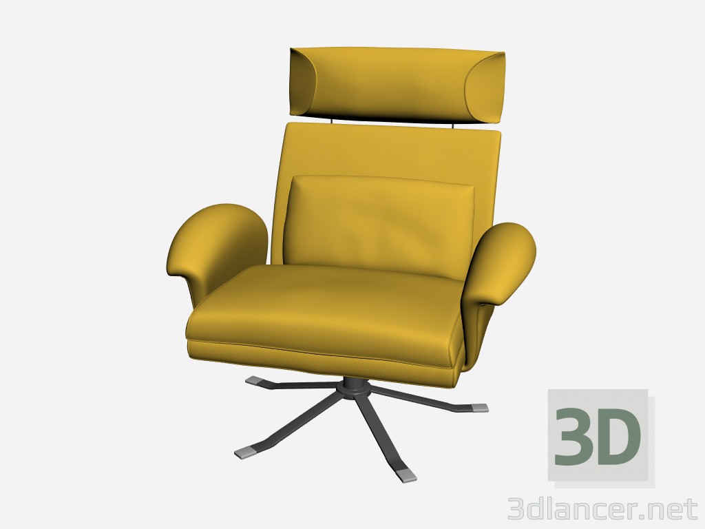 3d model Silla Parque - vista previa