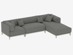 Modular sofa CASE 3120mm (art 903-922-914)