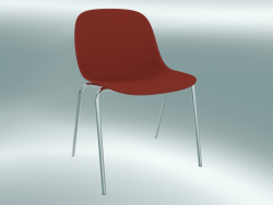 Chaise en fibre A-Base (rouge poussiéreux)