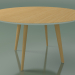 3d model Round table 3501 (H 74 - D 134 cm, M02, Natural oak) - preview