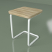 3d model Stool (white, light veneer) - preview