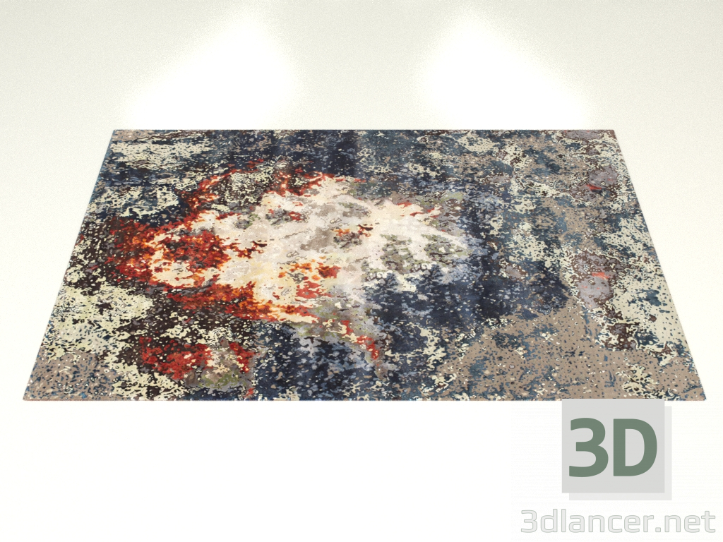 modèle 3D Tapis noué, design Adoua - preview