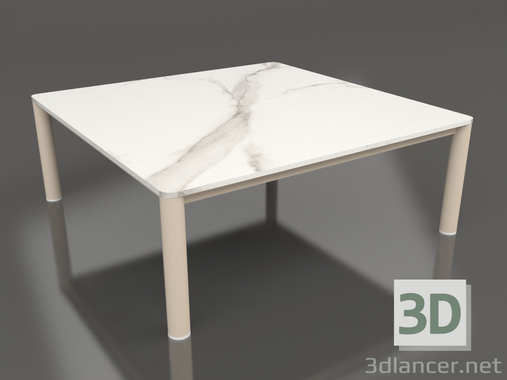 3d модель Стіл журнальний 94×94 (Sand, DEKTON Aura) – превью