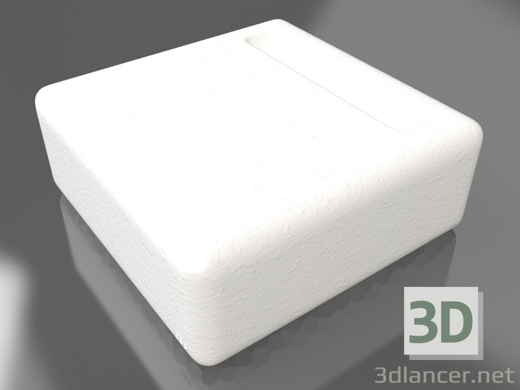 modèle 3D Table club (Blanc) - preview