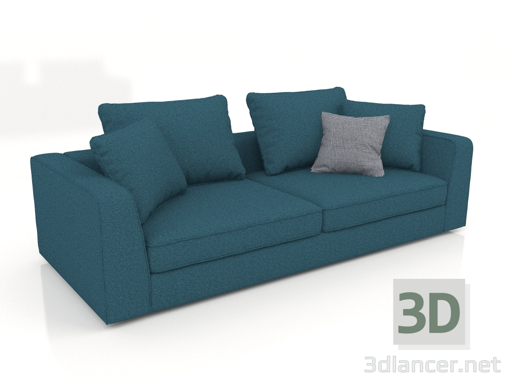 3d model Cartier sofá 2 (Aura 18) - vista previa