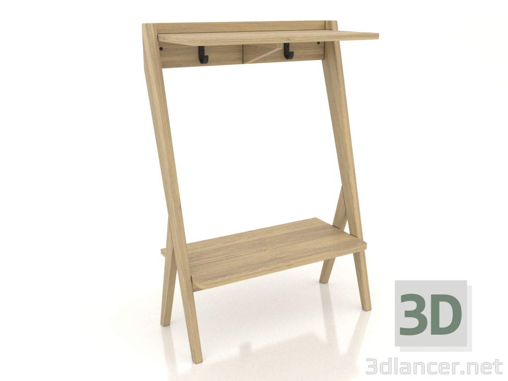 3d model Consola 650 mm (roble aclarado) - vista previa