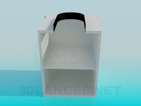 3D Modell Schrank unter Waschbecken - Vorschau