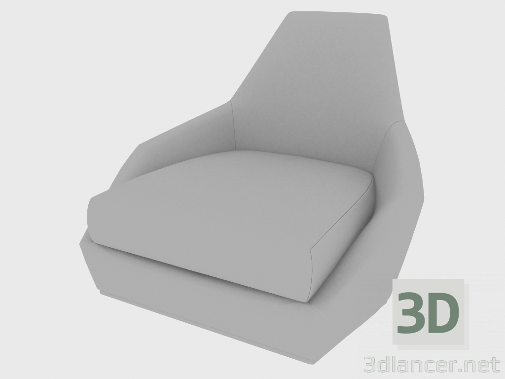 3d model Sillón AOYAMA SILLÓN (110x110xH92) - vista previa