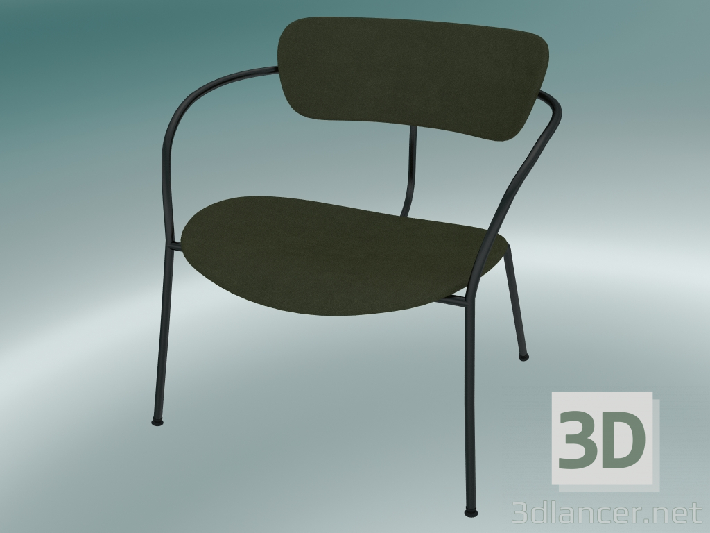 3D Modell Stuhlpavillon (AV11, H 70 cm, 65 x 69 cm, Samt 2 Kiefer) - Vorschau