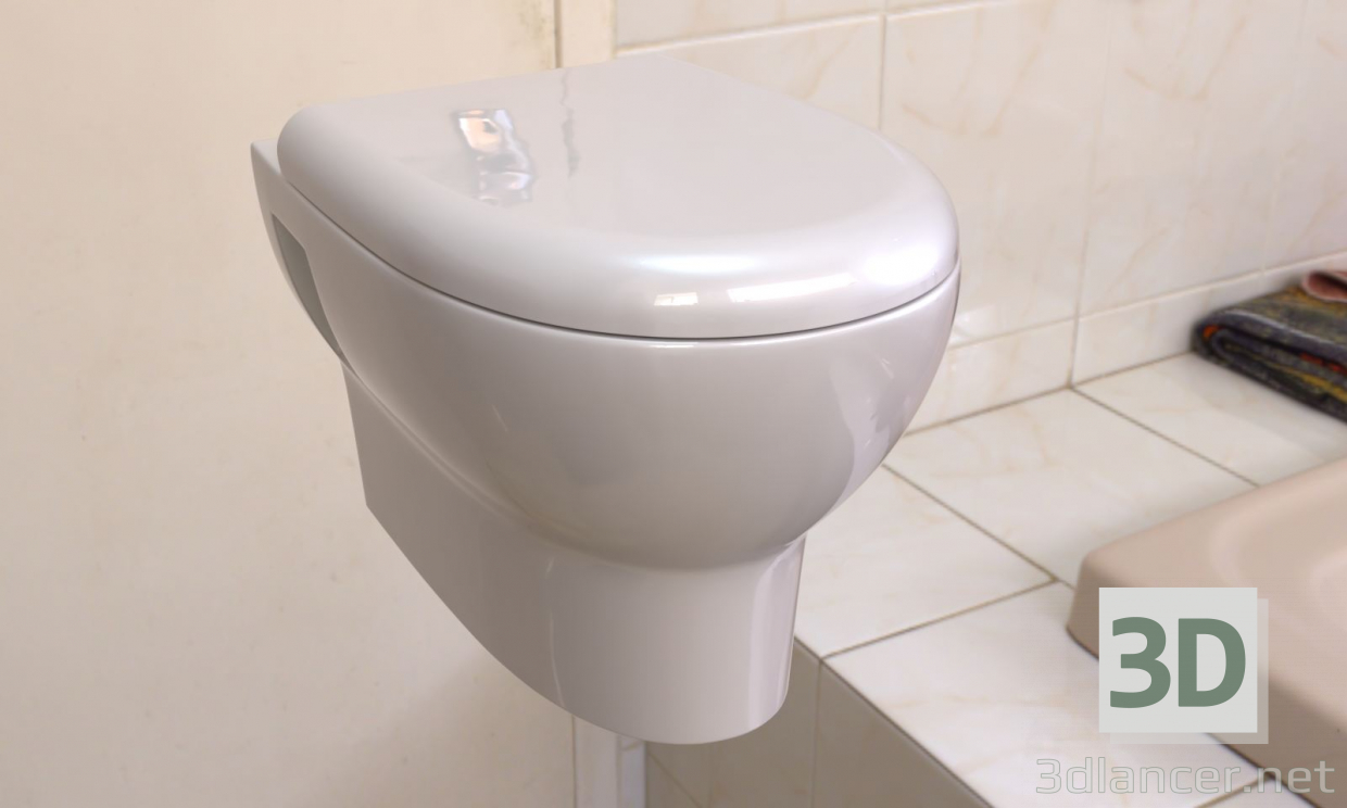 modello 3D di WC comprare - rendering