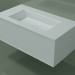 3d model Lavabo con cajón (06UC52401, Glacier White C01, L 96, P 50, H 36 cm) - vista previa