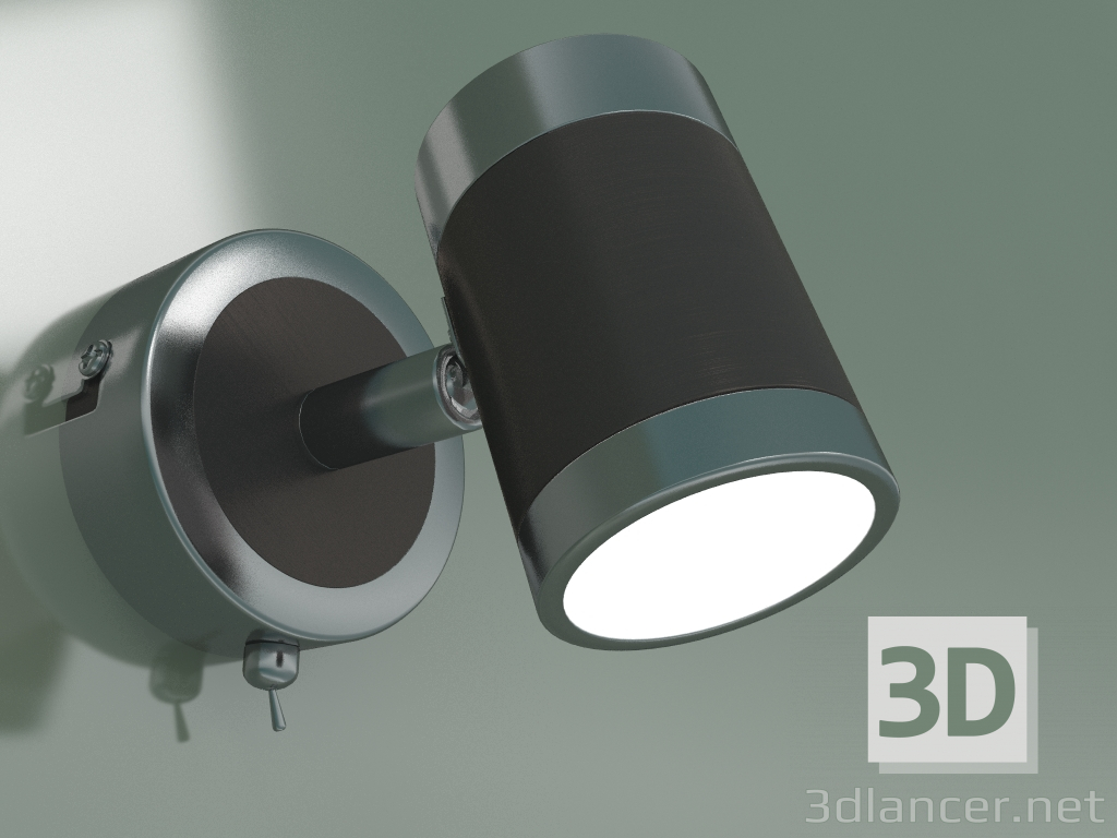 3d model Lámpara de pared 20058-1 (perla satinada) - vista previa