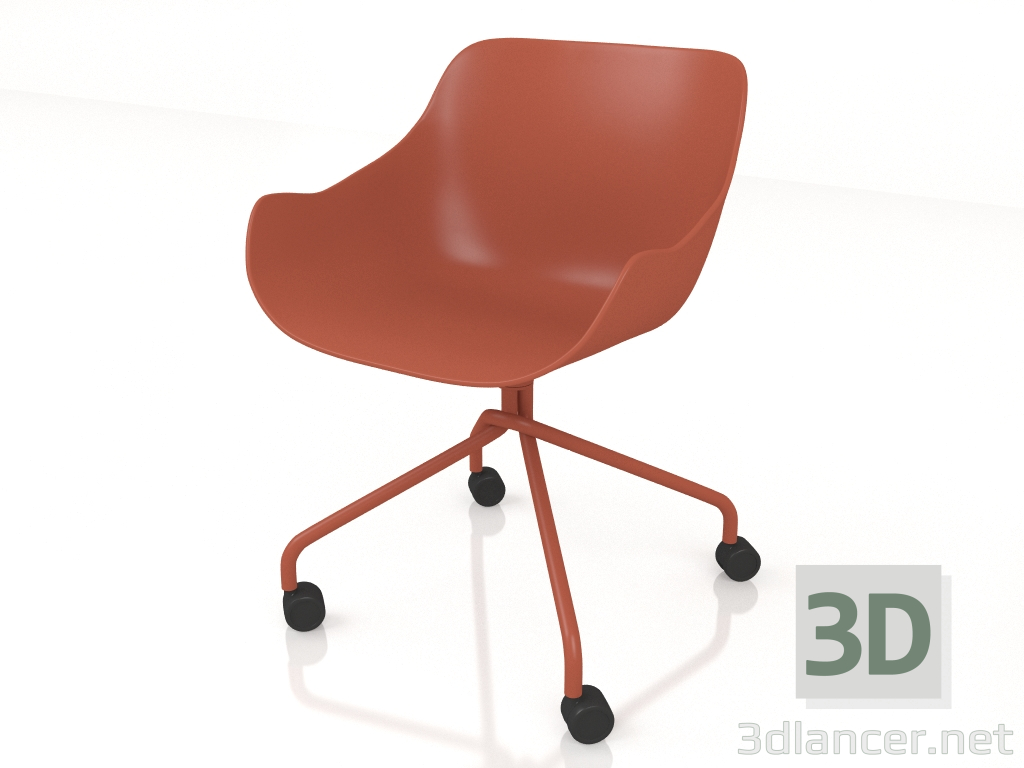 modello 3D Sedia Baltic Basic BL1P13K - anteprima