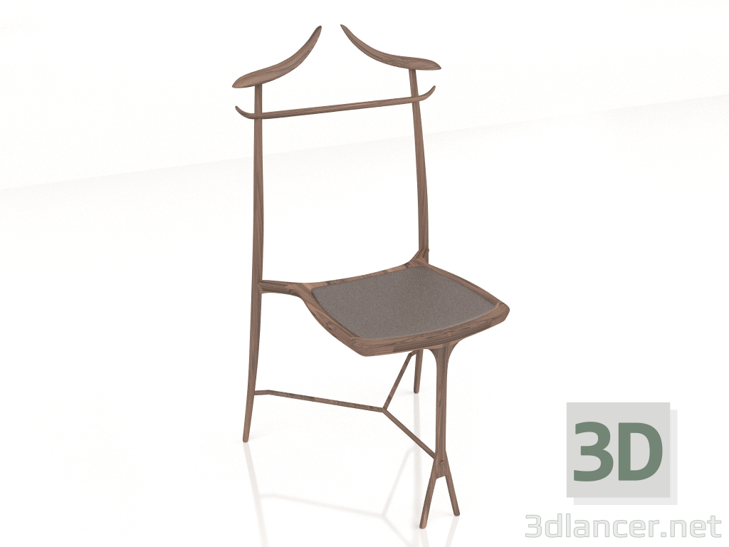 3d model Silla Chambre Cerrar - vista previa