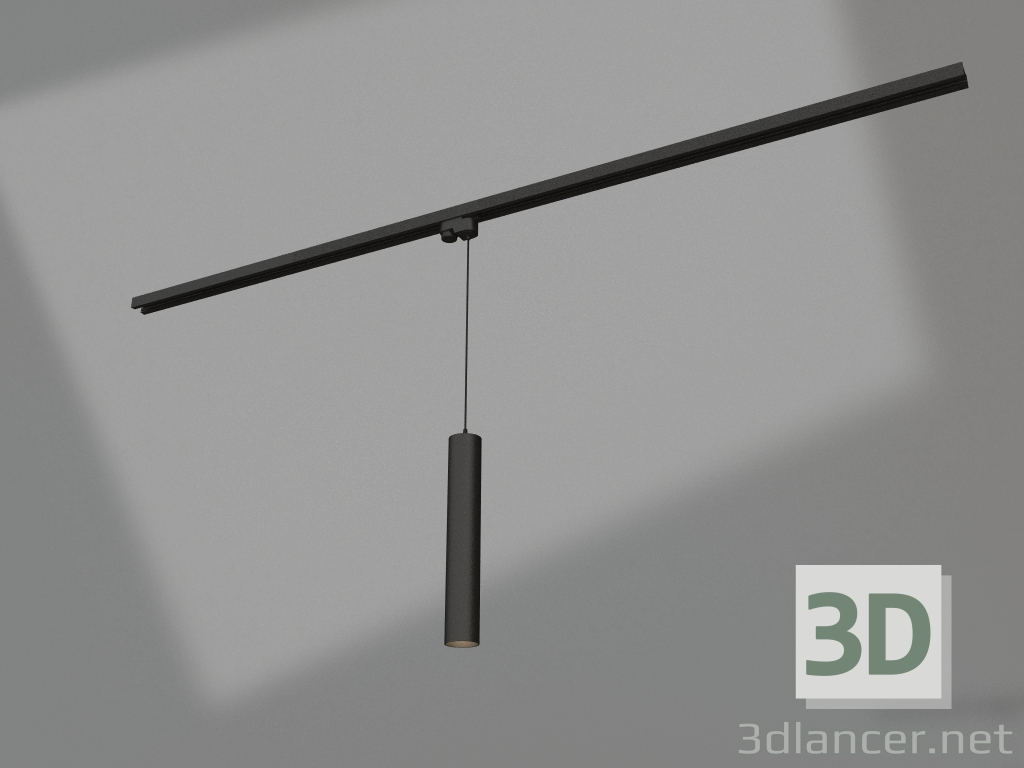 modello 3D Lampada LGD-PIPE-TRACK-HANG-2TR-R50-9W Warm3000 (BK, 40 gradi, 230V) - anteprima