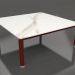 Modelo 3d Mesa de centro 94×94 (Vinho tinto, DEKTON Aura) - preview