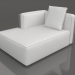 3d model Sofa module, section 2 left (Quartz gray) - preview