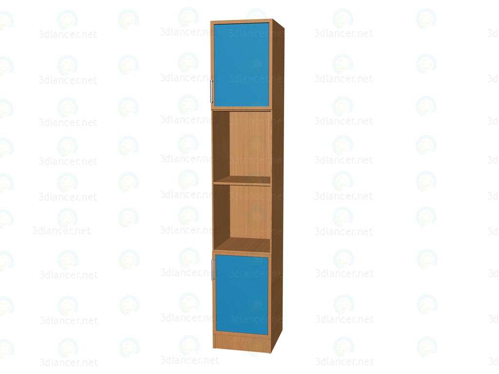 3d model Sección 2 puertas K225 - vista previa