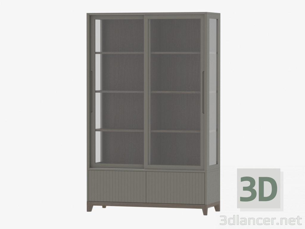 3D modeli Vitrin yüksek CASE (IDC028007627) - önizleme