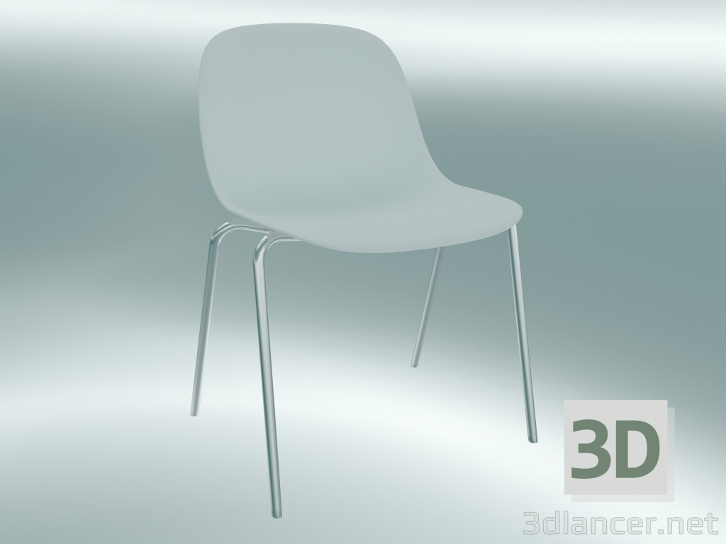 3d model Silla A-Base Fibra (Blanco) - vista previa