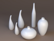 Porcelain vases