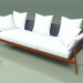 3d model Sofa 003 (Metal Rust, Batyline Blue) - preview