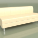 3d model Section Flagship 3-seater (Beige leather) - preview