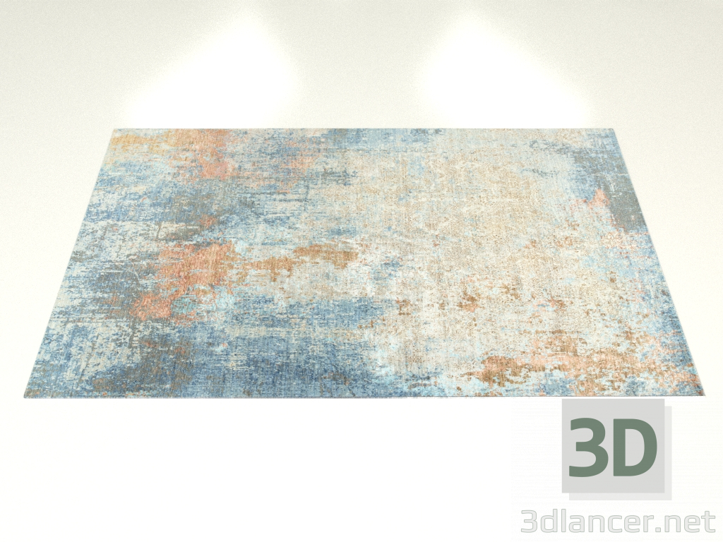 3d model Alfombra anudada diseño argentino - vista previa