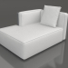 3d model Sofa module, section 2 left (Anthracite) - preview