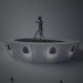 3d Fountain model buy - render