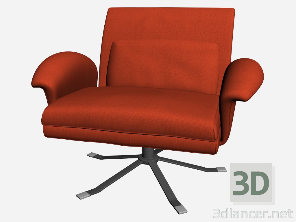 3d model Silla Parque 1 - vista previa