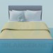 Modelo 3d Cama de casal - preview