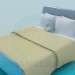 Modelo 3d Cama de casal - preview