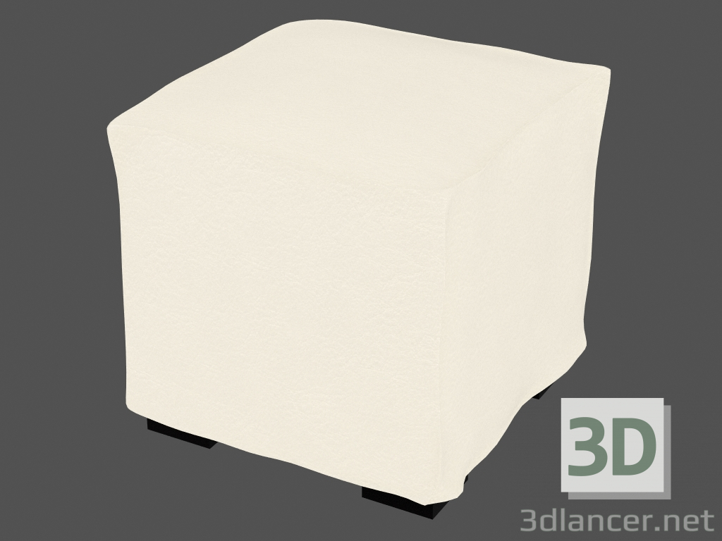 modello 3D Pouf - anteprima