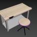 Modelo 3d Mesa para oficina escolar - preview